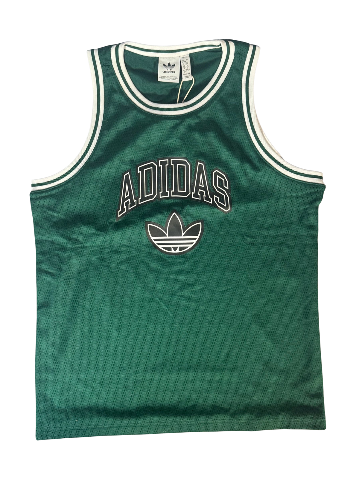 adidas Originals Boys' Basketball Tank JW1981 Collegiate Green Youth NWT