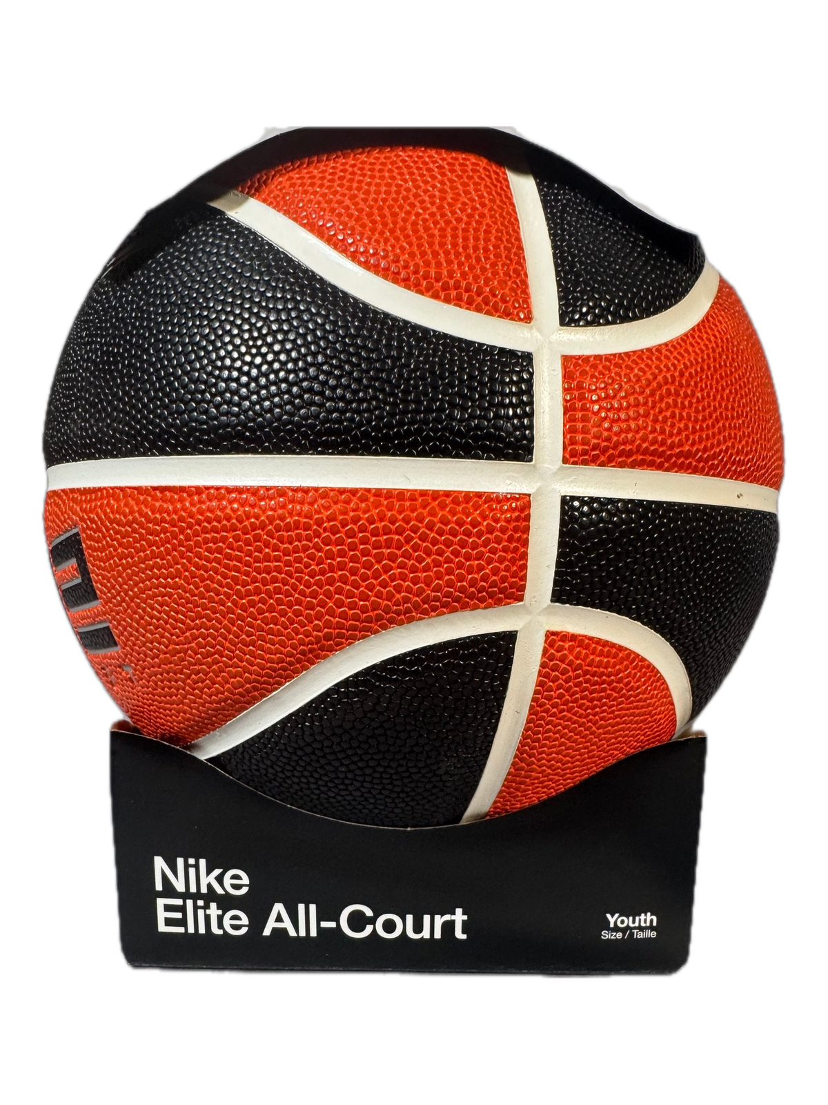 Nike Elite All-Court Basketball Youth Size 5 Black Orange Indoor Outdoor NWT