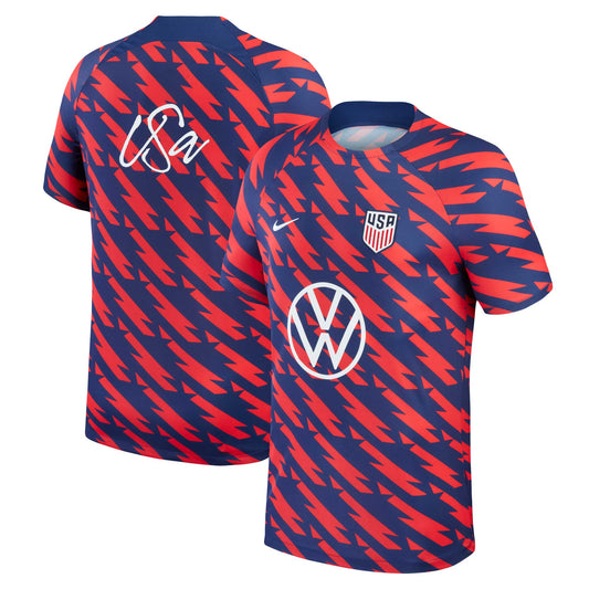 USMNT Nike 2023/24 Academy Pro Pre-Match Top - Navy Soccer - Size L - Nike