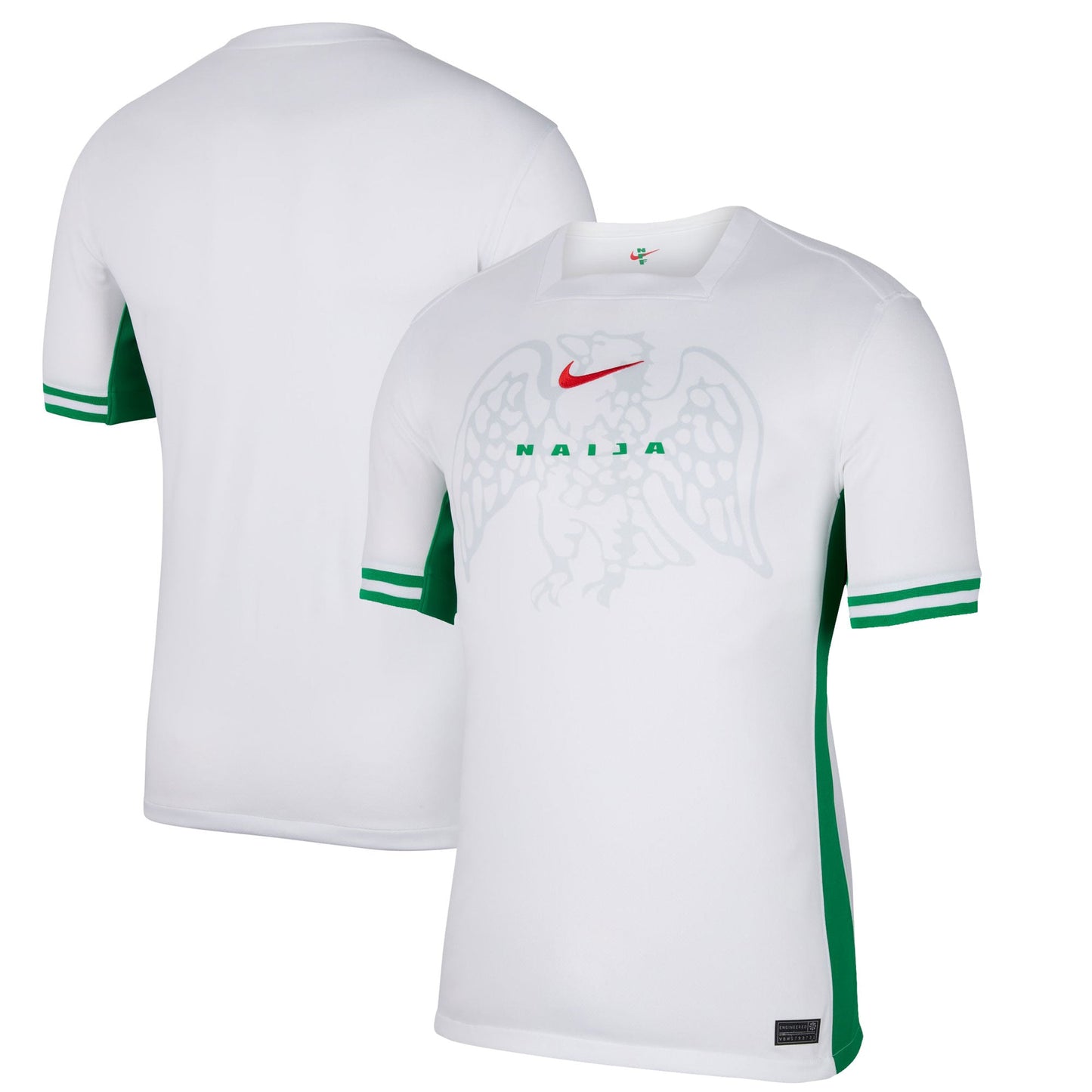 Nigeria National Team Nike 2024 Home Replica Jersey - White Soccer - Size XL - Nike