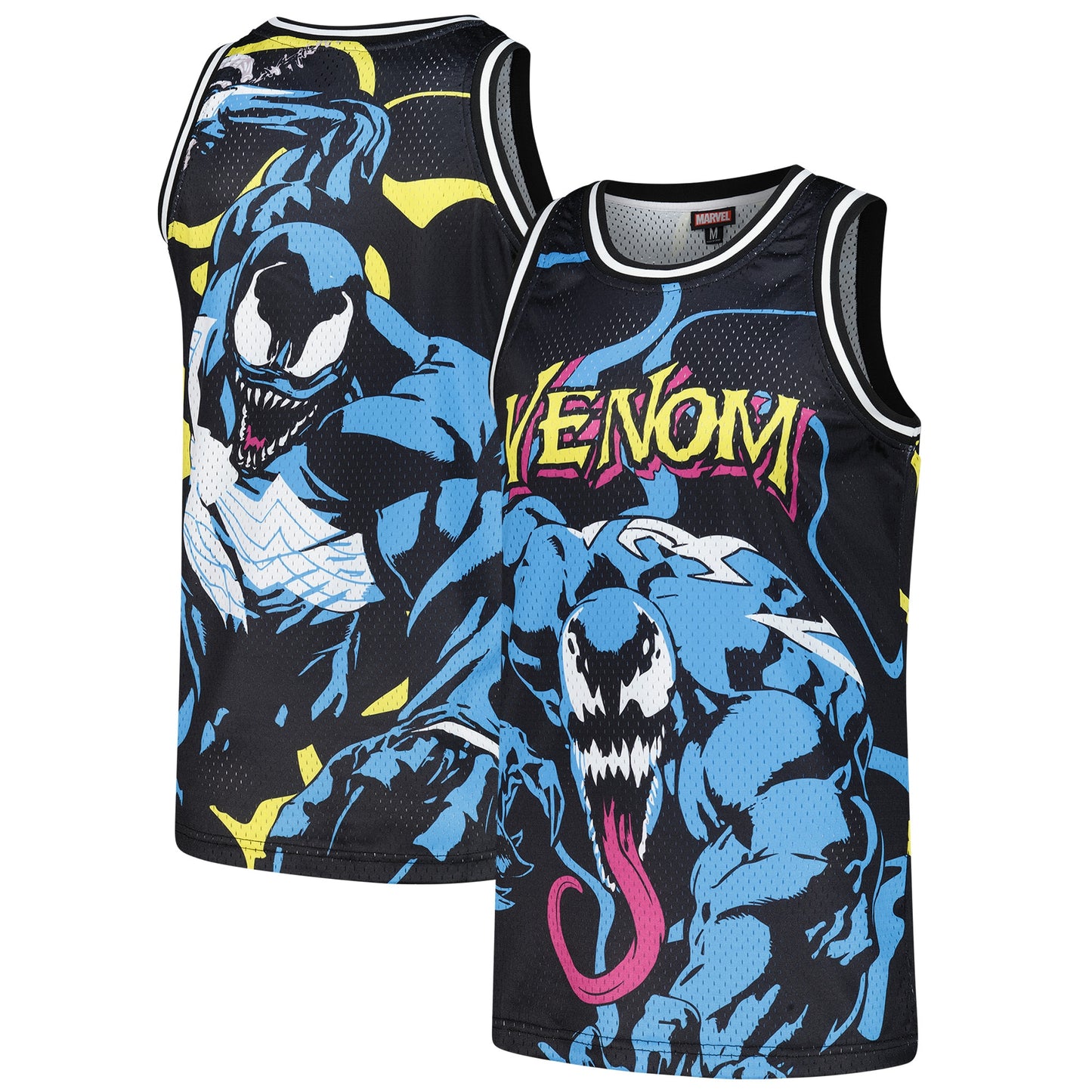 Venom Big Print Mesh Jersey - Black Sports - Size XL - Fanatics