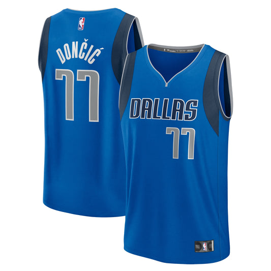 Luka Dončić Dallas Mavericks Fanatics Youth Fast Break Replica Player Jersey - Icon Edition - Blue Sports - Size Yth S - Fanatics
