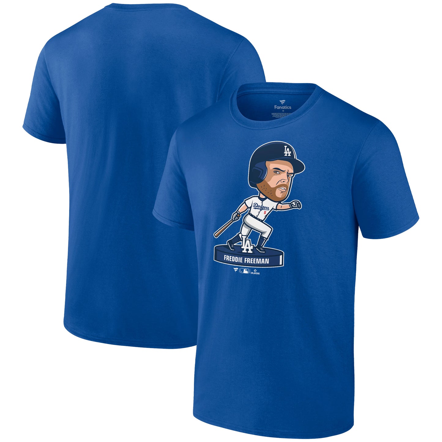 Freddie Freeman Los Angeles Dodgers Nike Bobblehead T-Shirt - Royal - Size 2XL