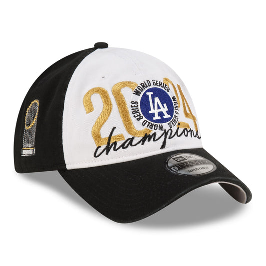 Los Angeles Dodgers New Era 2024 World Series Champions 9TWENTY Adjustable Hat - Black - Size OSFM - New Era