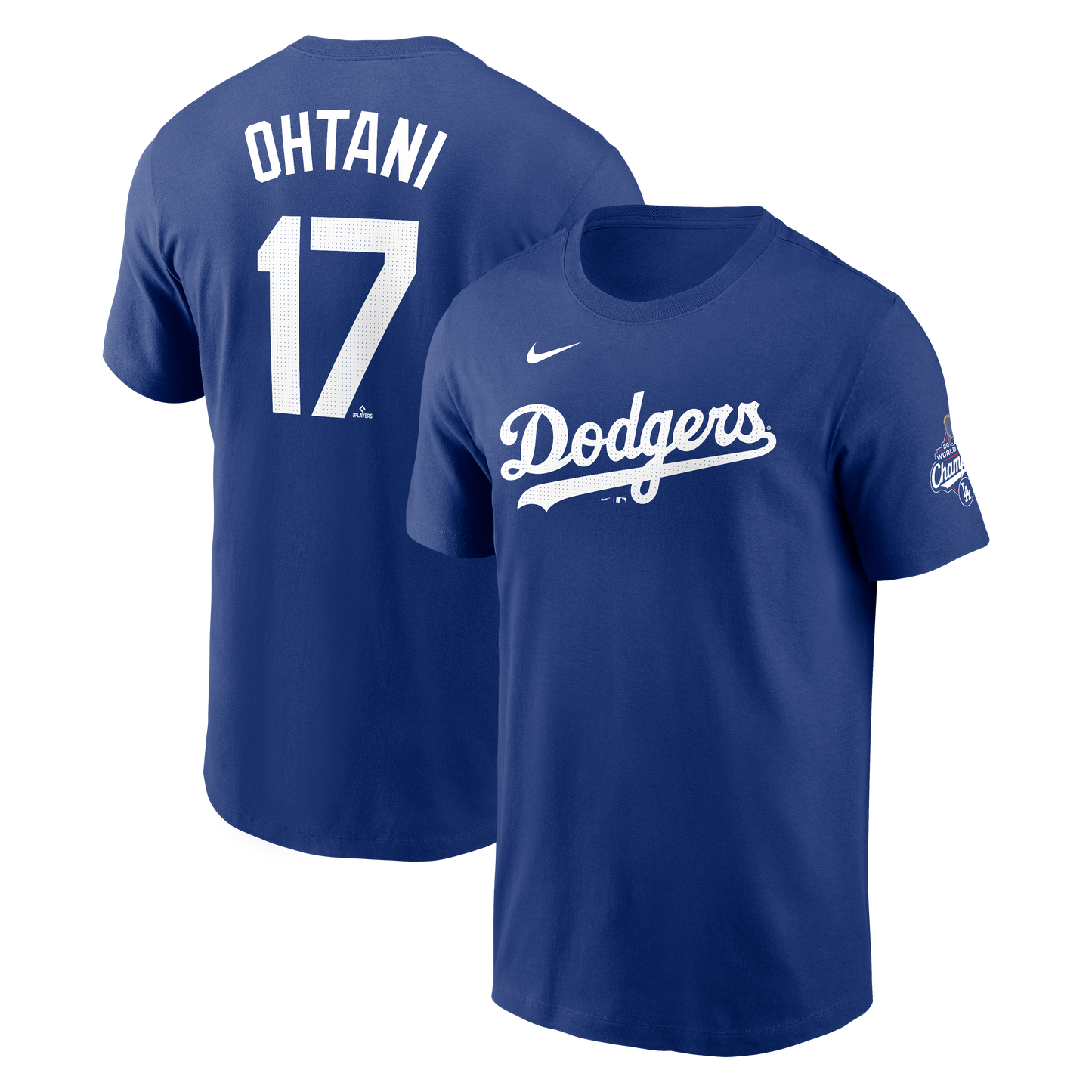 Shohei Ohtani Los Angeles Dodgers Nike 2025 World Series Champions Name & Number T-Shirt - Royal - Size 4XL - Nike