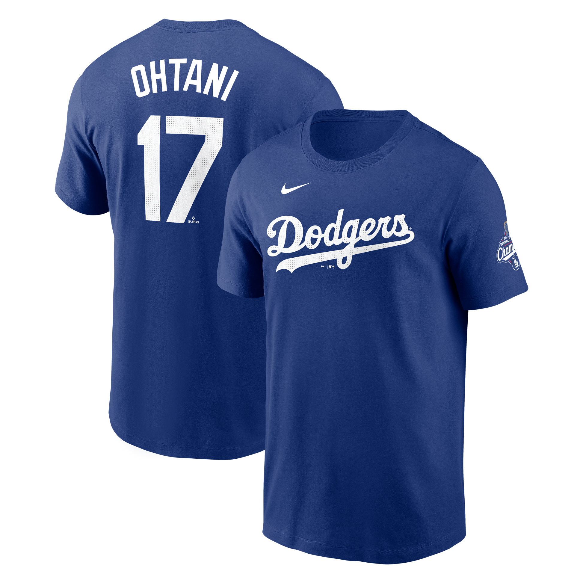 Shohei Ohtani Los Angeles Dodgers Nike 2025 World Series Champions Name & Number T-Shirt - Royal - Size 4XL - Nike