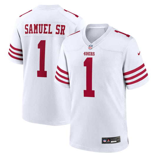 Deebo Samuel Sr San Francisco 49ers Nike Game Player Jersey - White Football - Size XL - Nike