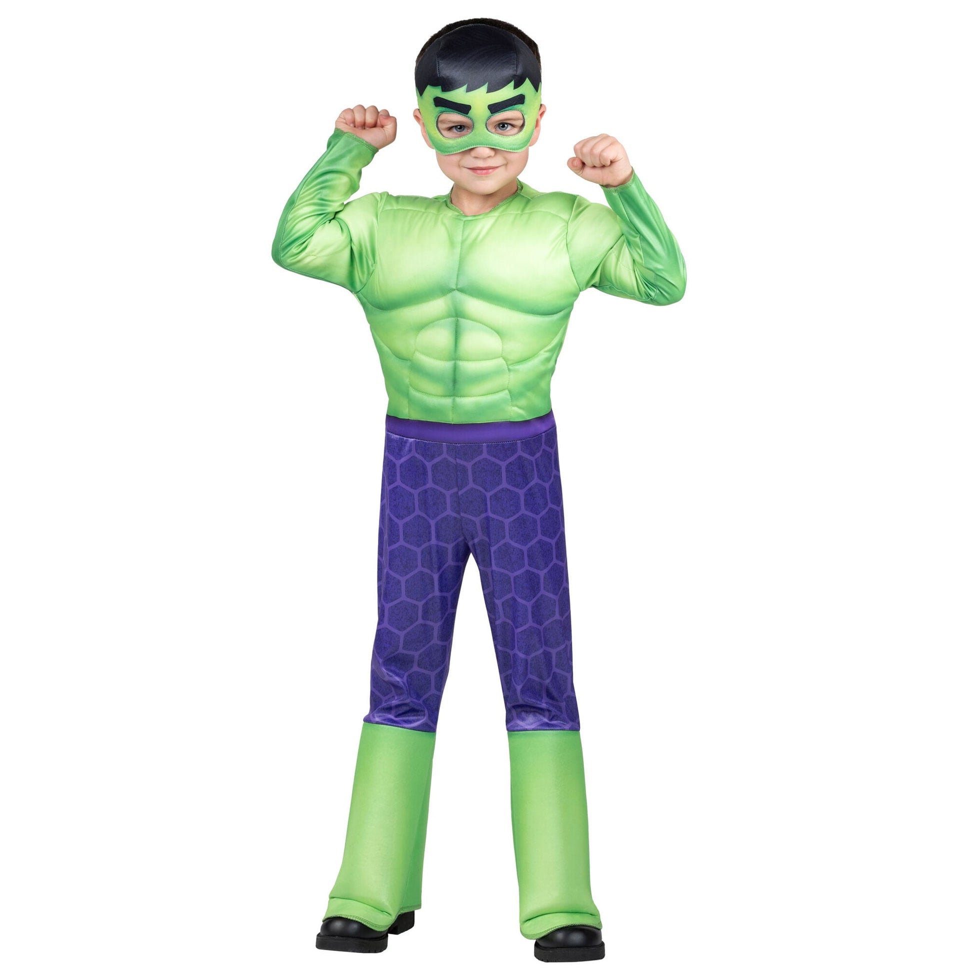 The Hulk Toddler Costume with Mask - Size 3/4T - Jazwares