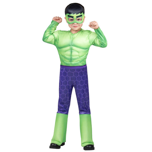 The Hulk Toddler Costume with Mask - Size 3/4T - Jazwares