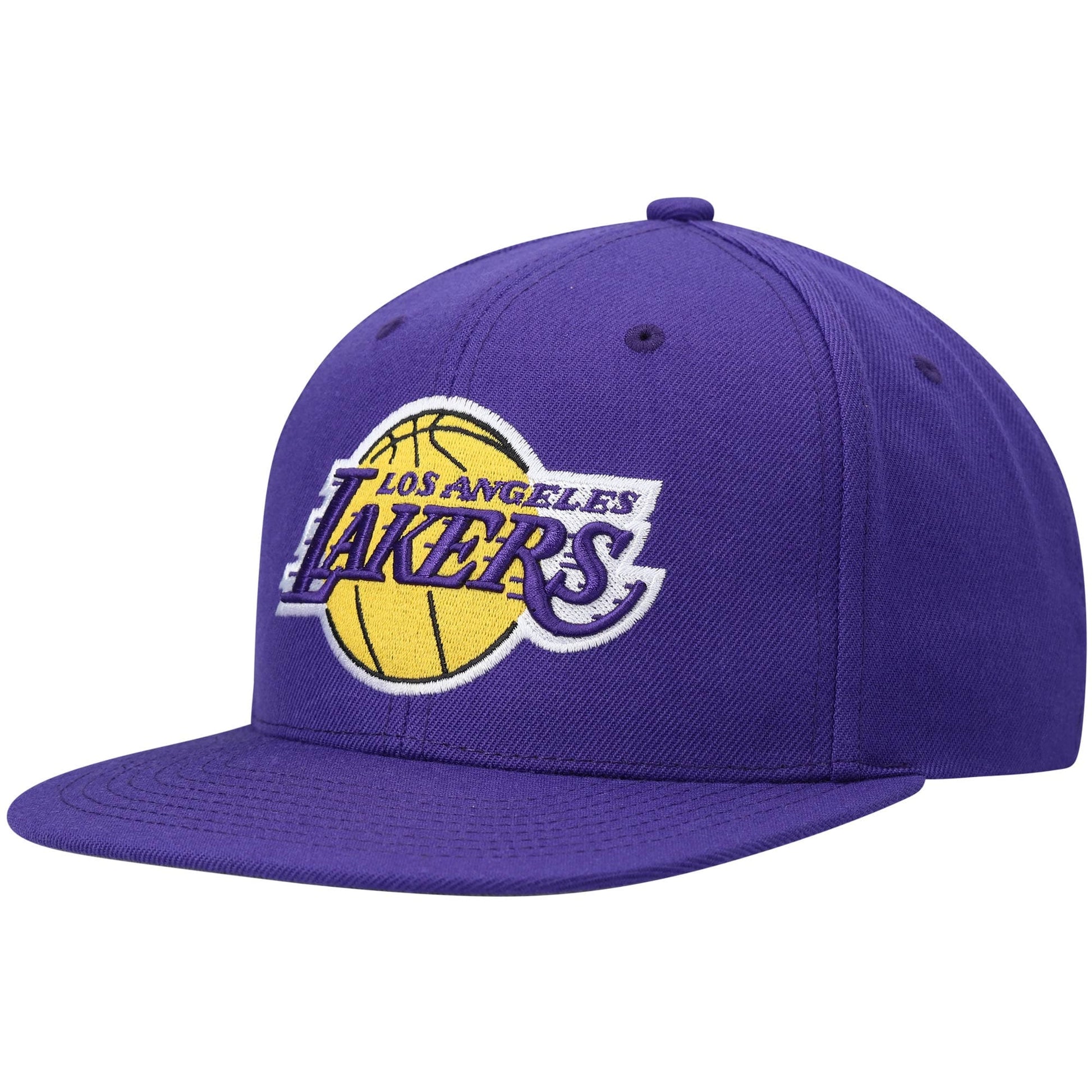 Los Angeles Lakers Mitchell & Ness Ground 2.0 Snapback Hat - Purple - Size OSFA - Mitchell & Ness
