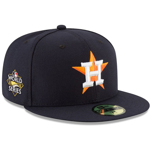 Houston Astros New Era 2022 World Series Side Patch 59FIFTY Fitted Hat - Navy - Size 8 - New Era