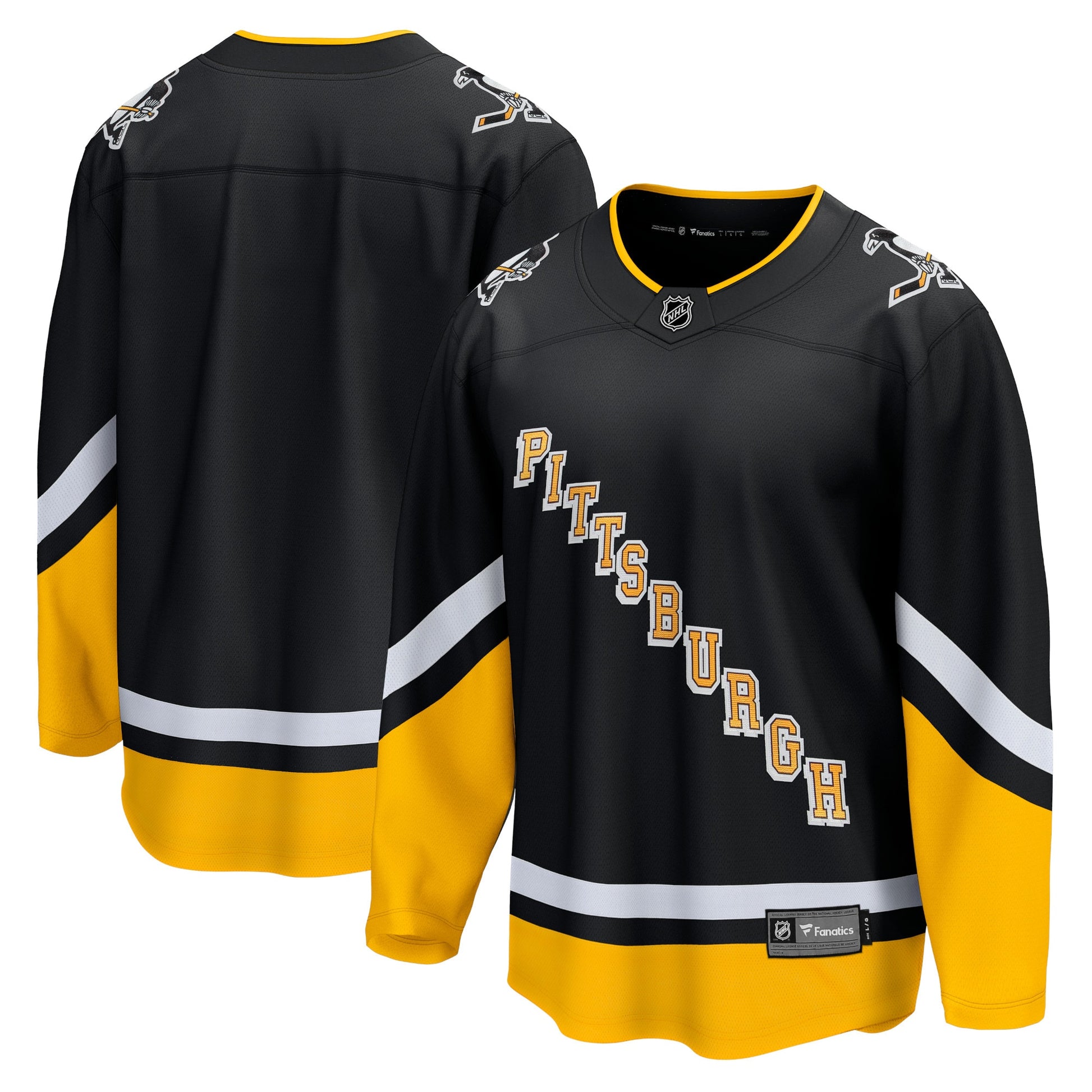 Pittsburgh Penguins Fanatics Alternate Breakaway Jersey - Black Hockey - Size S - Fanatics