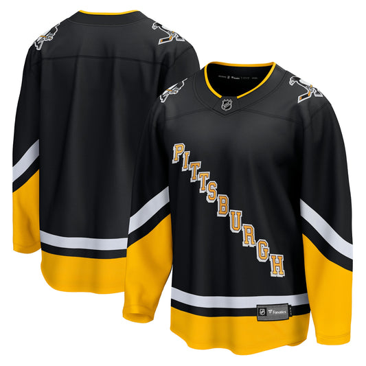 Pittsburgh Penguins Fanatics Alternate Breakaway Jersey - Black Hockey - Size S - Fanatics