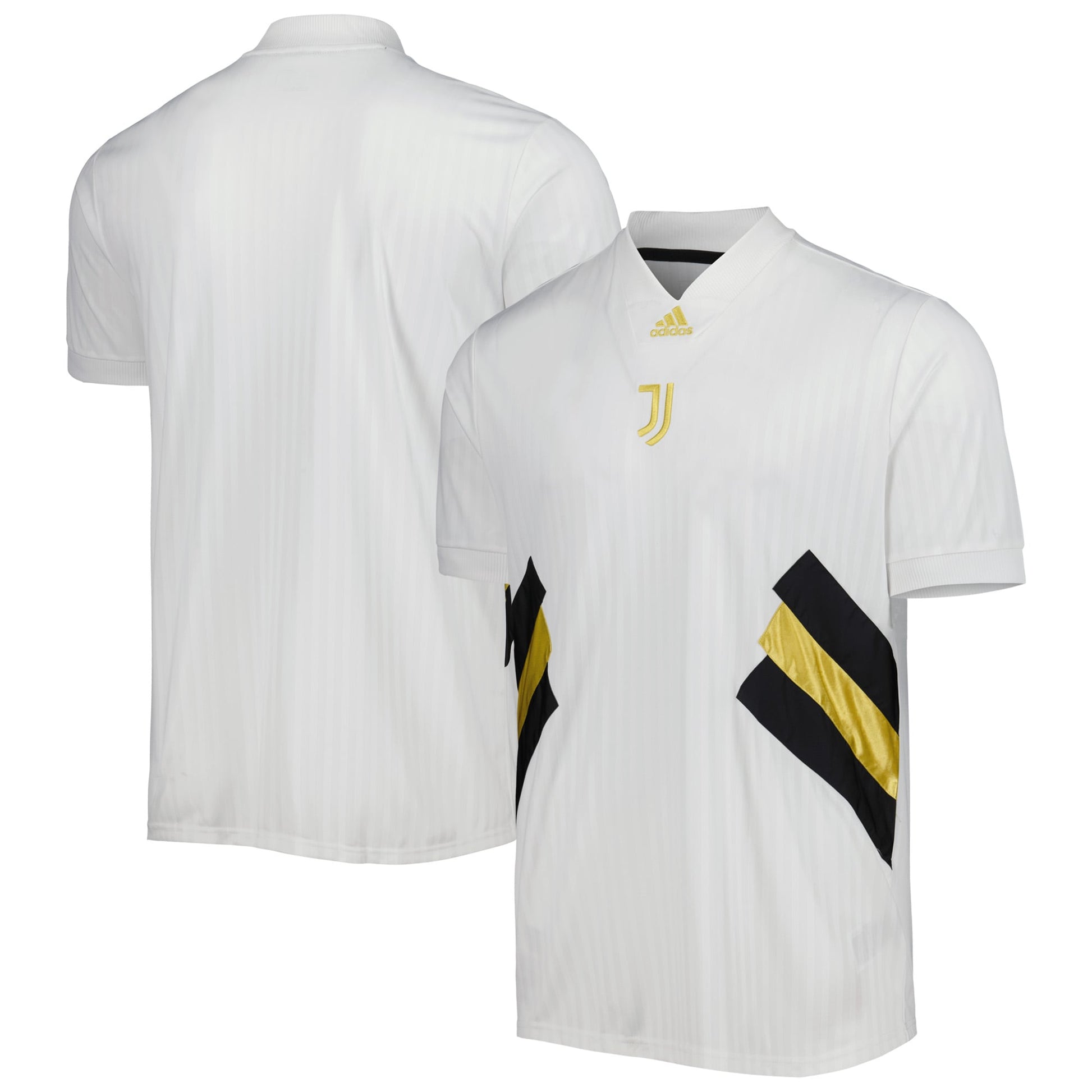 Juventus adidas Football Icon Jersey - White Soccer - Size XL - Adidas
