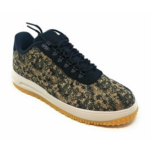 Nike Air Force 1 LF1 Duckboot Low Txt Size 9.5 - Men AV3818-002 Black/Cargo Khaki-Canteen - Nike