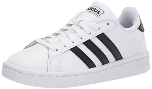 adidas men's Grand Court Sneaker, White/Black/White, 12 US - Adidas