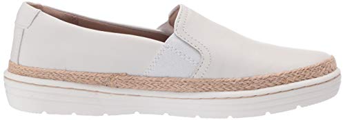 Clarks Women's Marie Sail Loafer Flat, White Leather, 9.5 M US - Adidas