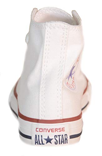 Converse Chuck Taylor All Star Canvas High Top Sneaker, optical white, 1 M US Little Kid - Adidas