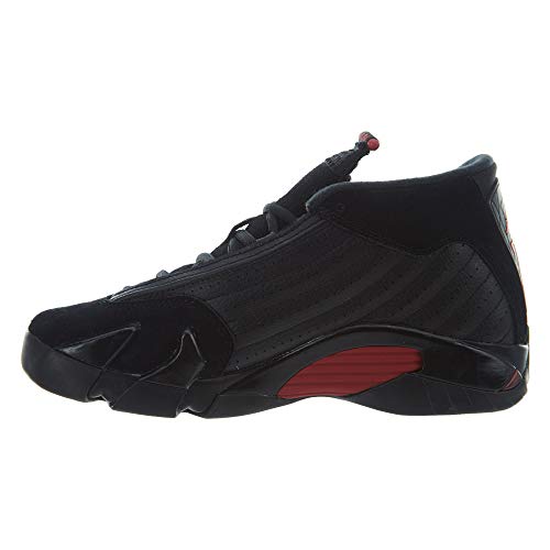 Nike Air Jordan 14 Retro Big Kids' Shoes Black/Varsity Red/Black 487524-003 (4 M US) - Nike