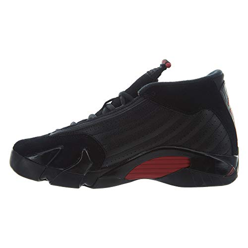 Nike Air Jordan 14 Retro Big Kids' Shoes Black/Varsity Red/Black 487524-003 (4 M US)