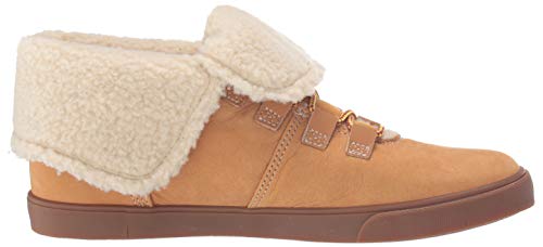 Timberland Dausette Fleece Fold Down Boot Fashion, Wheat Nubuck - Adidas