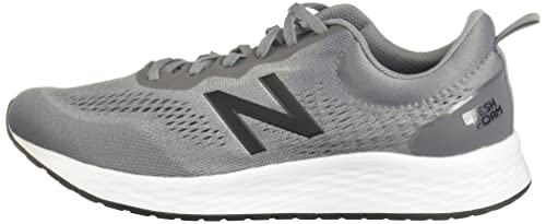 New Balance Men's Fresh Foam Arishi V3 Running Shoe, Gunmetal/Steel/Black, 8