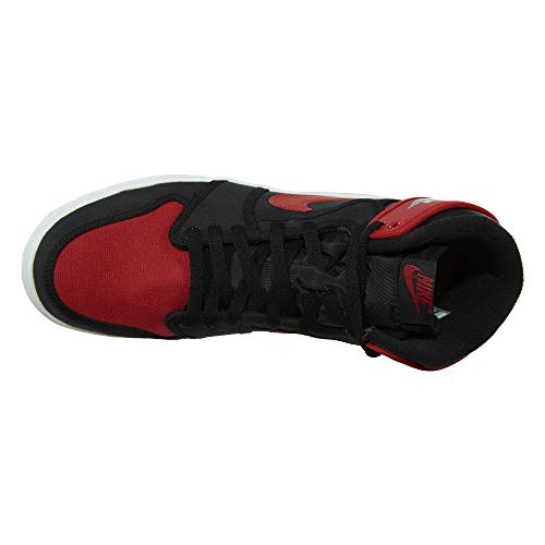 Nike Mens AJ1 Air Jordan 1 KO High OG Bred Black/Varsity Red-White Leather Size 10 - Nike