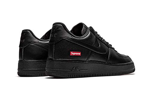 Nike Air Force 1 Low Supreme Black Size 8.5 Mini Box Logo - Men Cu9225-001 - Nike