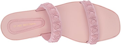 Stuart Weitzman Women's Rosita Slide Sandal, Dusty Pink TPU