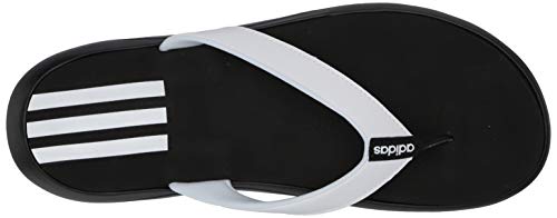 adidas Women's Comfort Flip-Flops Slide, Core Black/Footwear White/Core Black, 7 M US - Adidas