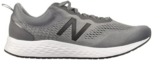 New Balance Men's Fresh Foam Arishi V3 Running Shoe, Gunmetal/Steel/Black, 8