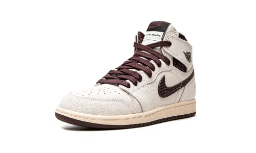 Jordan 1 Retro High OG SP A Ma Maniere Size 3Y Preschool DO7099-100 Sail/Burgundy - Jordan