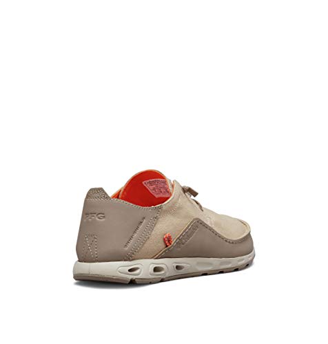Columbia Bahama Vent Relaxed PFG Size 8 - Men 166151-267 Boat Shoe British Tan/Tangy Orange - Columbia