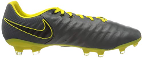 Nike Soccer Legend 7 Pro Fg Size 13 - Men AH7241-070 GreyBlack/Opti-Yellow - Nike