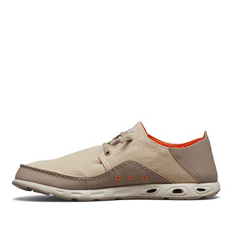Columbia Bahama Vent Relaxed PFG Size 8 - Men 166151-267 Boat Shoe British Tan/Tangy Orange - Columbia