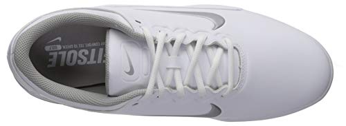 Nike Men's Vapor Sneaker, White/Metallic Silver-Pure Platinum, 10 Regular US - Nike