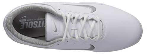 Nike Men's Vapor Sneaker, White/Metallic Silver-Pure Platinum, 10 Regular US