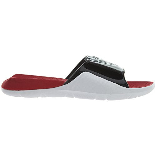 Jordan Hydro 7 Slides Taille 9 - Homme AA2517-001 Noir/Blanc/Gym Rouge Sandale