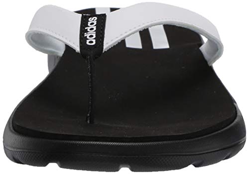adidas Women's Comfort Flip-Flops Slide, Core Black/Footwear White/Core Black, 7 M US - Adidas