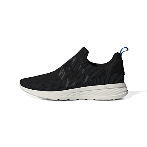 adidas Men's Lite Racer Adapt 4.0 Running Shoe, Carbon/Core Black/Chalk White
