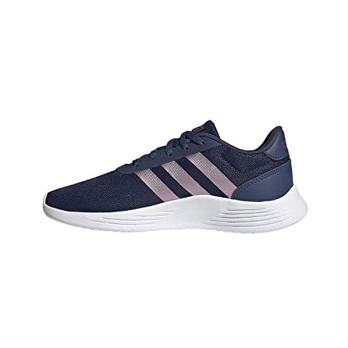 adidas K Lite Racer 2.0 Techindigo/Cherrymet Running Shoes 2.5 - Adidas