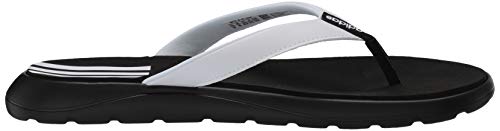 adidas Women's Comfort Flip-Flops Slide, Core Black/Footwear White/Core Black, 7 M US