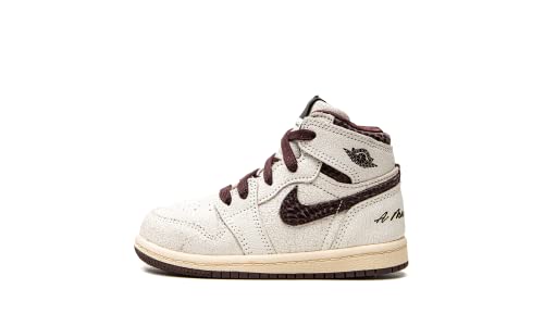 Jordan 1 Retro High OG SP A Ma Maniere Size 8C - Toddler DO7098-100 Sail/Burgundy - Jordan