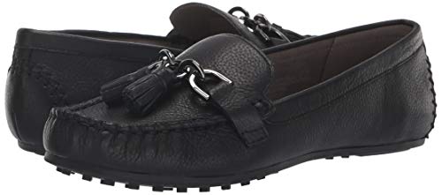 Aerosoles womens Soft Drive Loafer, Black Leather, 6.5 US