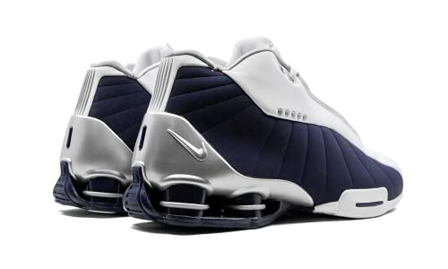 Nike Shox BB4 Basketball Men AT7843-100 USA Blue/White/Metallic Silver - Nike