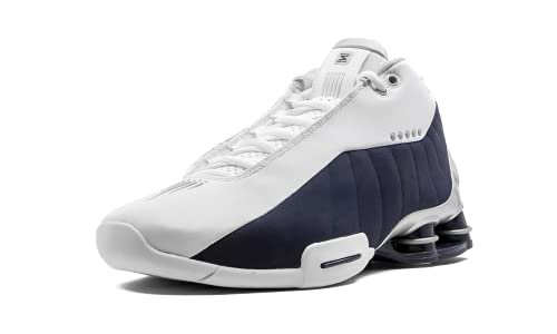 Nike Shox BB4 Basketball Men AT7843-100 USA Blue/White/Metallic Silver - Nike