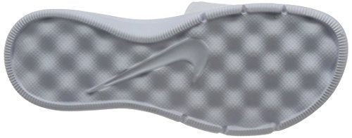 Nike Women's Ultra Comfort Slide Athletic Sandal, White/Black, 8 B(M) US - Nike
