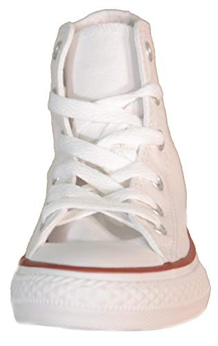 Converse Chuck Taylor All Star Canvas High Top Sneaker, optical white, 1 M US Little Kid - Adidas