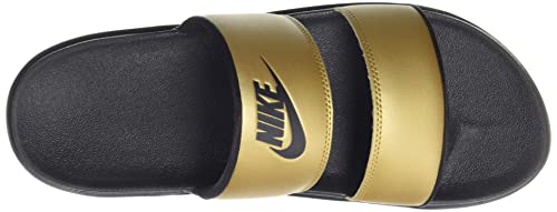 Nike Women Offcourt Duo Slides Metallic Gold/Black DC0496-700 - Nike