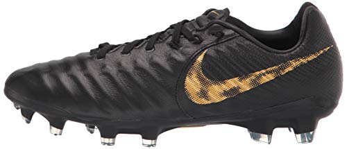 Nike Legend 7 PRO FG Mens Soccer Cleats Size 8.5 - AH7241-077 Black/MTLC Vivid Gold